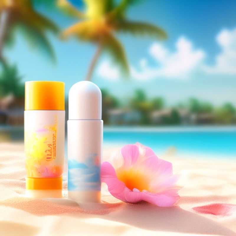 Sunscreen and Lip Balm for Sun Protection: A Close-Up View