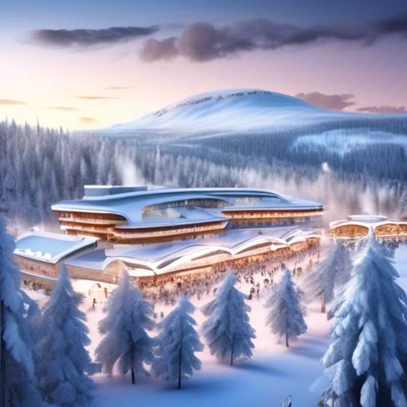 Unleash Your Inner Snow Warrior: Skiing the Slopes at Ruka Ski Resort, Finland!