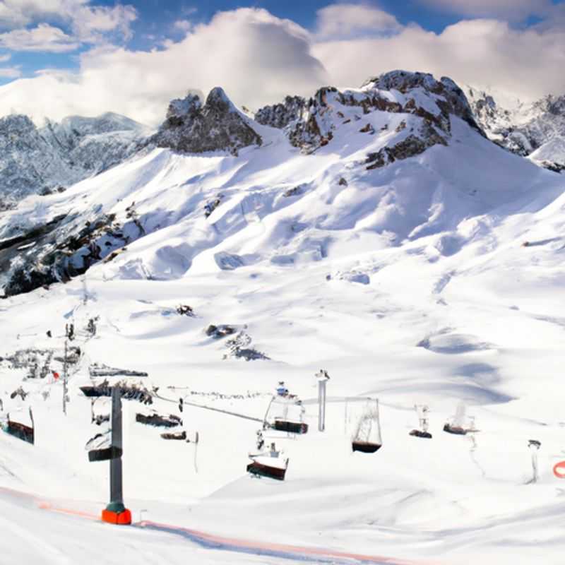 Randonnée en raquettes à neige dans les montagnes environnantes de Lech Zürs am Arlberg&#44; Autriche