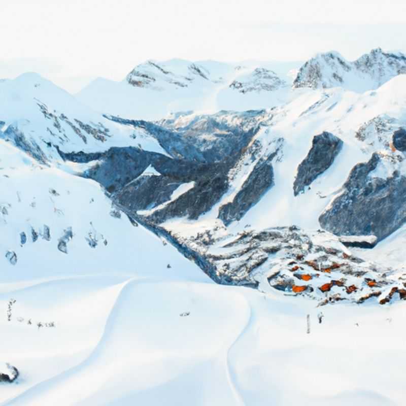 Un skieur solitaire dévale les pentes immaculées de Lech Zürs am Arlberg, en Autriche, profitant de la poudreuse immaculée et des vues panoramiques à couper le souffle lors de son escapade de ski de 5 jours pendant la saison de ski.