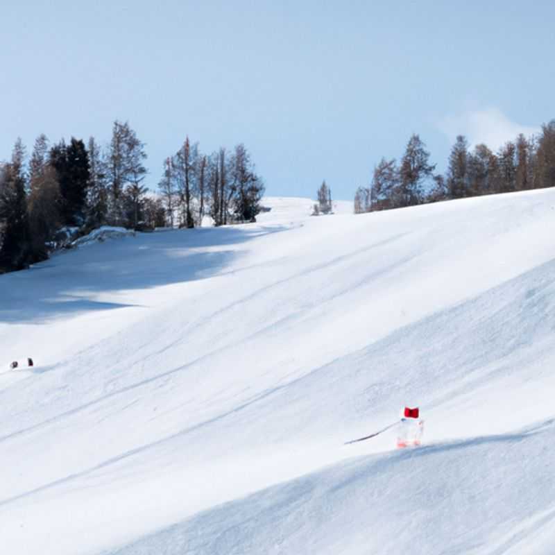 Four skiers amidst the breathtaking Alpine panorama of Crans&#45;Montana, Switzerland, their skis poised for exhilarating adventures on the slopes during their two&#45;week ski vacation.