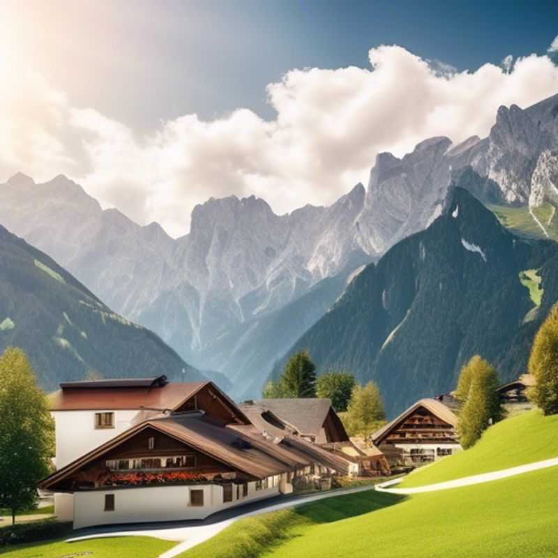 Experience Breathtaking Views: A Scenic Hike through the Stubai Alps in Fulpmes, Austria During Ski Season