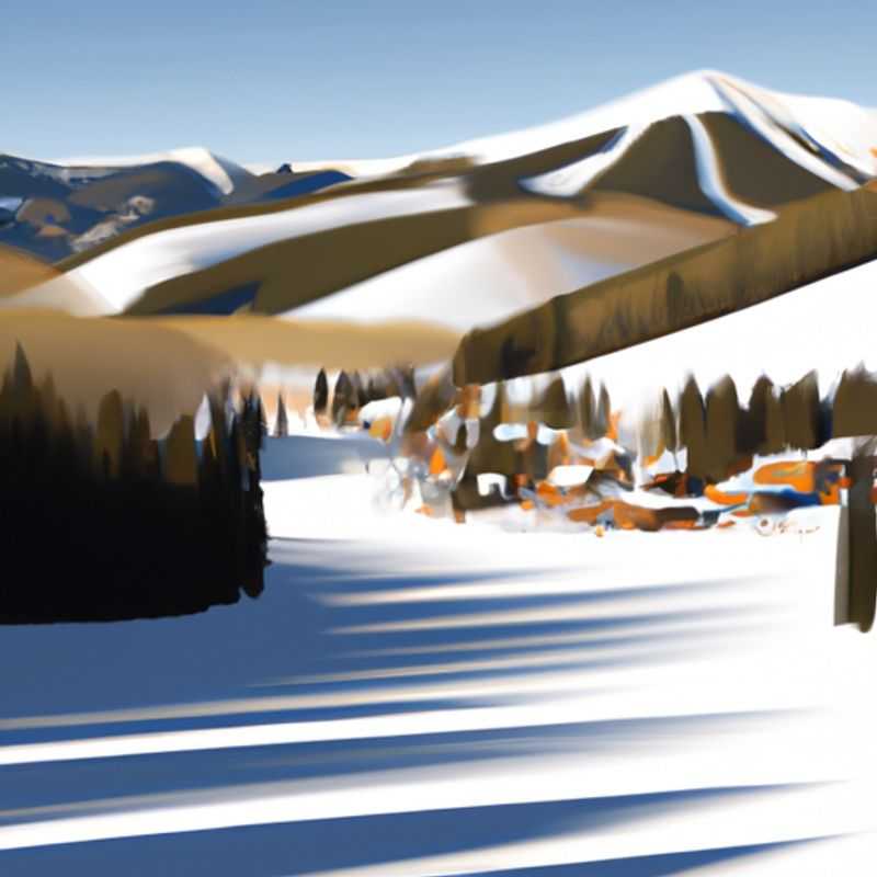 A group of six wellness-focused travelers carving graceful turns down the pristine slopes of Vail Mountain Resort, USA, during their 5-day ski vacation, embodying the spirit of the mountain and the pursuit of holistic rejuvenation.