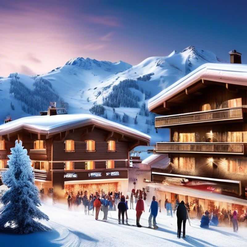 Explore the Charming Mountain Villages of La Plagne&#44; France During Ski Season